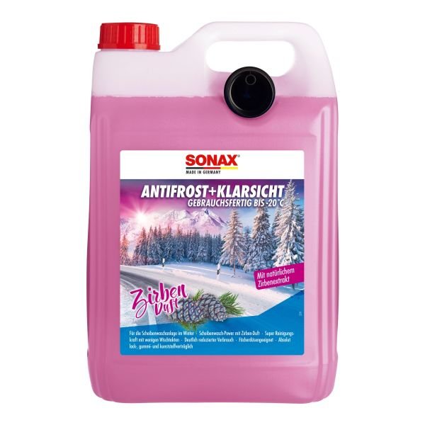 Антизамерзайка + чистый вид Sonax до -20°C Кедр 5л (131500) Антизамерзайка + чистый вид Sonax до -20°C Кедр 5л (131500)