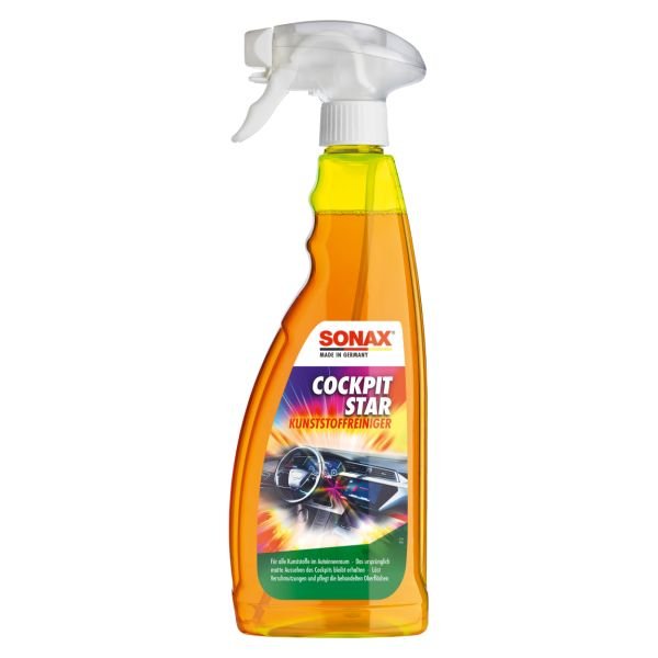 Средство для ухода за пластиком Sonax Cockpitstar матовый 750мл (249400) Средство для ухода за пластиком Sonax Cockpitstar матовый 750мл (249400)