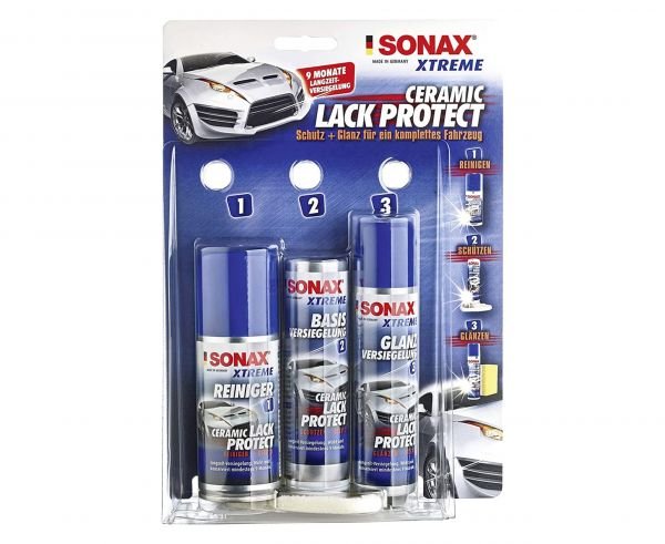 Набор для защиты ЛКП керамическим покрытием (жидкое стекло) 240 мл SONAX XTREME Ceramic Lackprotect (247941) Набор для защиты ЛКП керамическим покрытием (жидкое стекло) 240 мл SONAX XTREME Ceramic Lackprotect (247941)