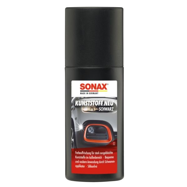 Чернитель пластика с аппликатором Sonax Plastic New Black 100мл (409100) Чернитель пластика с аппликатором Sonax Plastic New Black 100мл (409100)