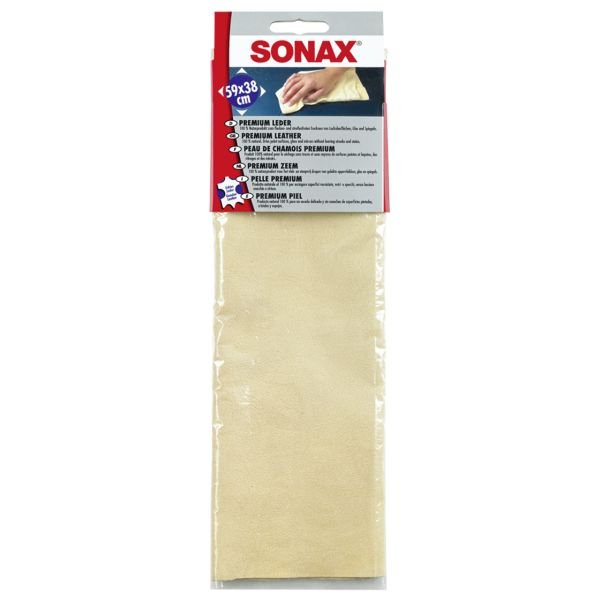 Натуральная кожа Sonax Premiumleder премиум класса 59х38см (416300) Натуральная кожа Sonax Premiumleder премиум класса 59х38см (416300)