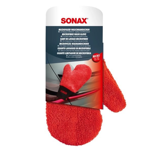 Рукавица Sonax для мытья автомобиля из микрофибры 1шт (428200) Рукавица Sonax для мытья автомобиля из микрофибры 1шт (428200)