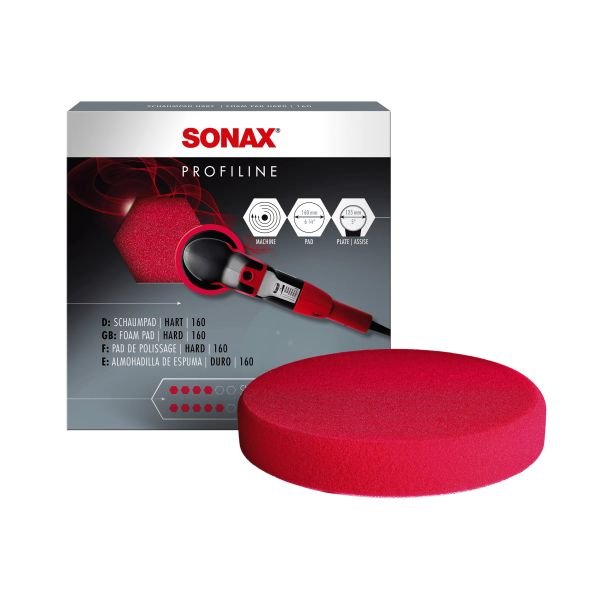 Полировальный круг Sonax Profiline SchaumPad жесткой твердости 160мм (493100) Полировальный круг Sonax Profiline SchaumPad жесткой твердости 160мм (493100)