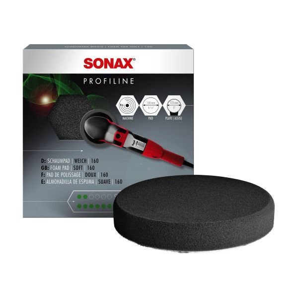 Полировальный круг Sonax Profiline SchaumPad супермягкий 160мм (493241) Полировальный круг Sonax Profiline SchaumPad супермягкий 160мм (493241)