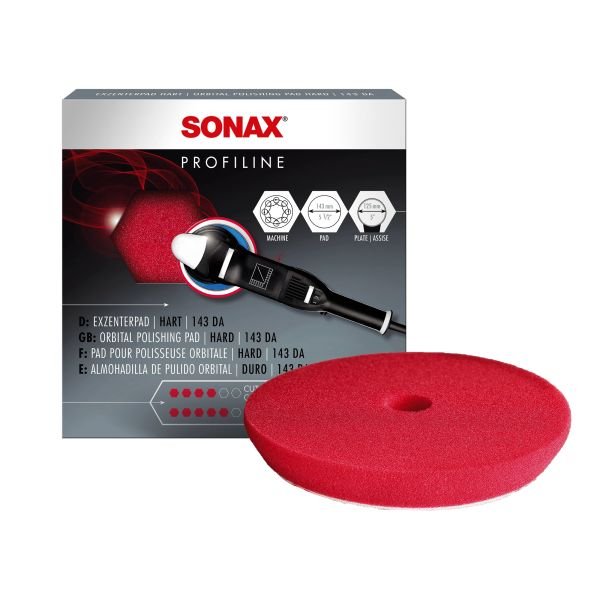 Полировальный круг Sonax Profiline ExzenterPad жёсткой твердости 143мм (493400) Полировальный круг Sonax Profiline ExzenterPad жёсткой твердости 143мм (493400)