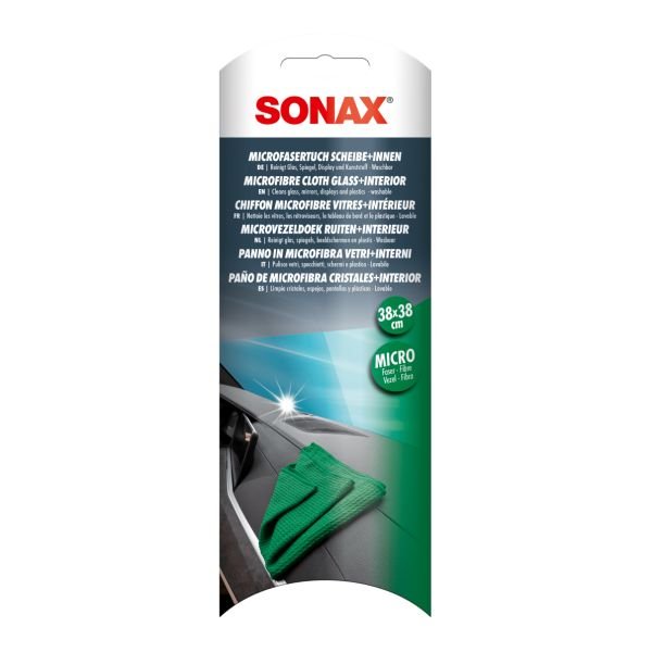 Микрофибра Sonax для стекол и салона 38×38см 1шт (498400) Микрофибра Sonax для стекол и салона 38×38см 1шт (498400)