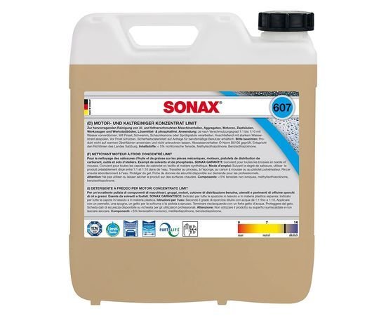 Очиститель двигателя 10 л SONAX Motor+Kaltreiniger (607600) Очиститель двигателя 10 л SONAX Motor+Kaltreiniger (607600)