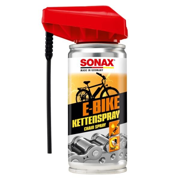 Спрей для цепи электровелосипеда Sonax E-BIKE с EasySpray 100мл (872100) Спрей для цепи электровелосипеда Sonax E-BIKE с EasySpray 100мл (872100)