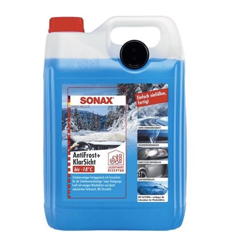 Антизамерзайка + чистый вид Sonax до -18 °C цитрусовые 5л (134500) Антизамерзайка + чистый вид Sonax до -18 °C цитрусовые 5л (134500)