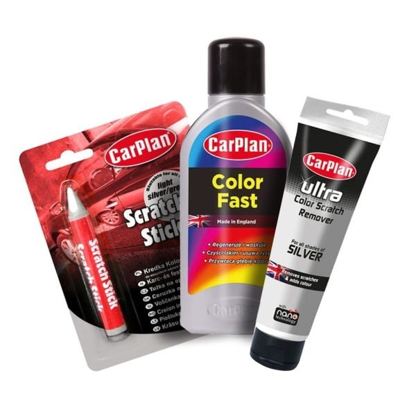 Набор для устранения царапин CarPlan из воска, карандаша и пасты Серый (557025_9/ZES4) Набор для устранения царапин CarPlan из воска, карандаша и пасты Серый (557025_9/ZES4)
