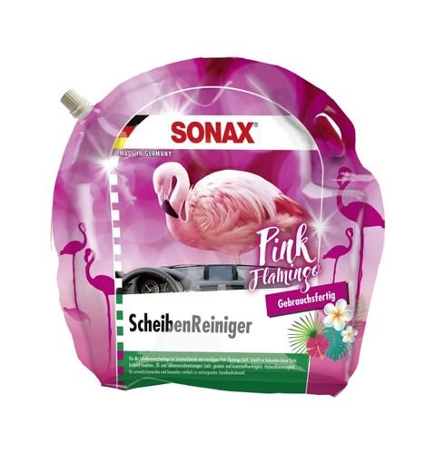Готовая жидкость в бачок омывателя Sonax Pink Flamingo 3л (389441) Готовая жидкость в бачок омывателя Sonax Pink Flamingo 3л (389441)