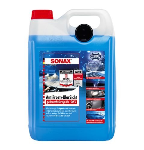 Готовая жидкость в бачок омывателя Sonax Antifrost + KlarSicht -20°С зимний 5л (332500) Готовая жидкость в бачок омывателя Sonax Antifrost + KlarSicht -20°С зимний 5л (332500)