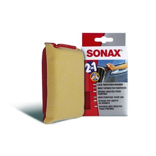 Губка 2 в 1 Sonax для удаления насекомых и мытья стекол (426100) Губка 2 в 1 Sonax для удаления насекомых и мытья стекол (426100)