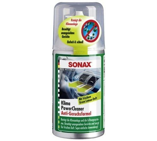 Очиститель кондиционера антибактериальный с ароматом лимона Sonax Clima Clean Green Lemon 100мл (323400) Очиститель кондиционера антибактериальный с ароматом лимона Sonax Clima Clean Green Lemon 100мл (323400)