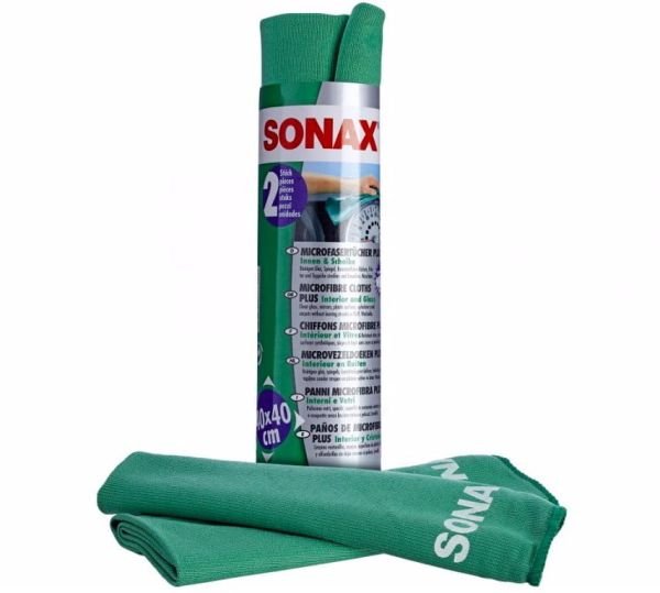 Набор салфеток (2шт) из микрофибры для салона SONAX 40х40 (416541) Набор салфеток (2шт) из микрофибры для салона SONAX 40х40 (416541)