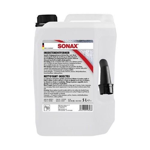 Очиститель следов насекомых Sonax 5л (533500) Очиститель следов насекомых Sonax 5л (533500)