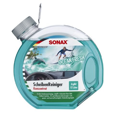 Концентрат омывателя стекла летний 1:3 Sonax Ocean-fresh 3л (388400) Концентрат омывателя стекла летний 1:3 Sonax Ocean-fresh 3л (388400)