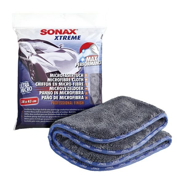 Профессиональная микрофибра Sonax Extreme для лакокрасочного покрытия 38х43см 1шт (416341) Профессиональная микрофибра Sonax Extreme для лакокрасочного покрытия 38х43см 1шт (416341)