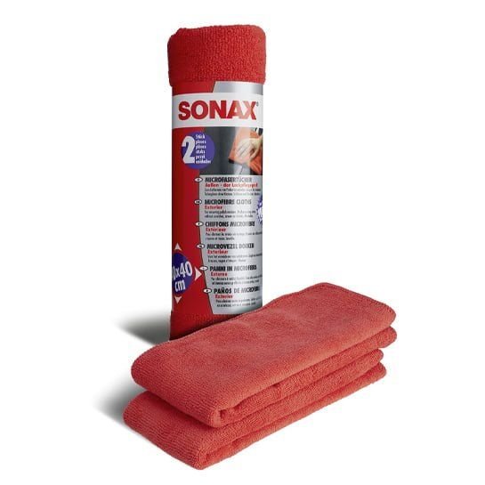 Набор салфеток из микрофибры для кузова Sonax 40х40см 2шт (416241) Набор салфеток из микрофибры для кузова Sonax 40х40см 2шт (416241)