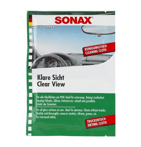 Набор салфеток Sonax Clear View для протирки стеклянных стекол и зеркал (374000) Набор салфеток Sonax Clear View для протирки стеклянных стекол и зеркал (374000)