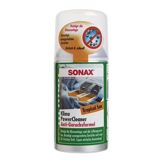 Очиститель кондиционера антибактериальный SONAX Clima Clean тропическое солнце 100 мл (323500) Очиститель кондиционера антибактериальный SONAX Clima Clean тропическое солнце 100 мл (323500)