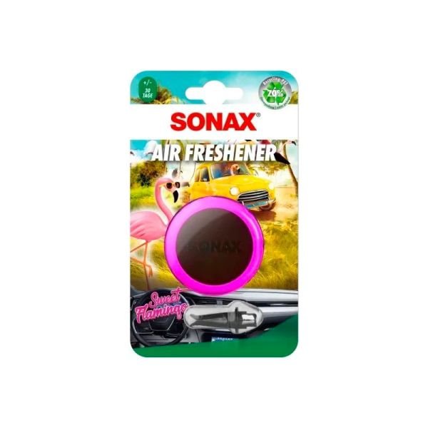 Ароматизатор Sonax на воздуховод Sweet Flamingo Сладко-фруктовый (363041) Ароматизатор Sonax на воздуховод Sweet Flamingo Сладко-фруктовый (363041)