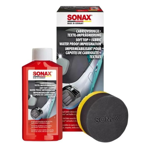 Пропитка для крыши и обивки кабриолета Sonax 250мл (310141) Пропитка для крыши и обивки кабриолета Sonax 250мл (310141)