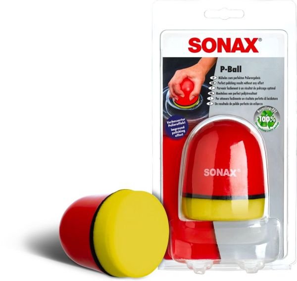 Губка-аппликатор Sonax P-Ball для нанесения полиролей и восков (417341) Губка-аппликатор Sonax P-Ball для нанесения полиролей и восков (417341)