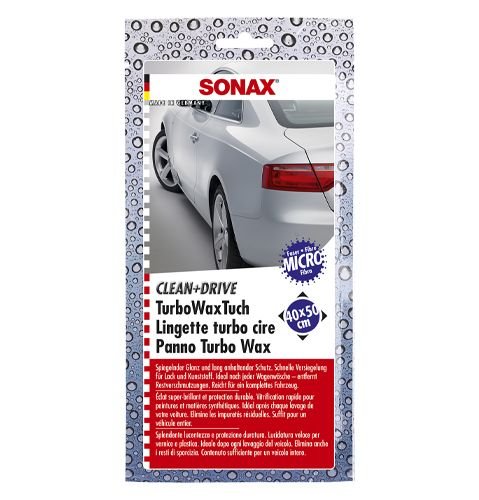 Салфетка для очистки кузова Sonax Turbo wax cloth 40x50см (414000) Салфетка для очистки кузова Sonax Turbo wax cloth 40x50см (414000)