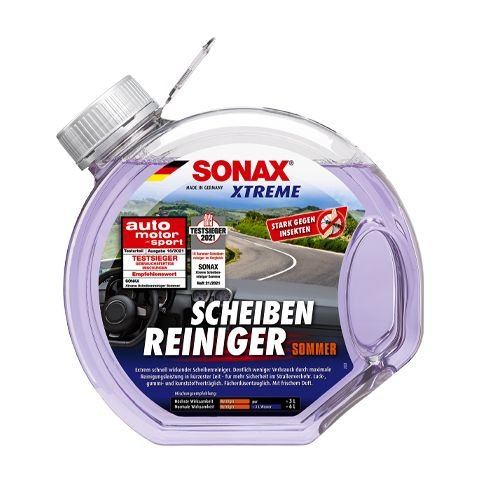 Жидкость в бачок омывателя летняя SONAX XTREME Windscreen wash ready-to-use 3л (272400) Жидкость в бачок омывателя летняя SONAX XTREME Windscreen wash ready-to-use 3л (272400)