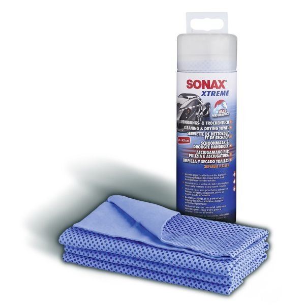 Супер-впитывающее XL полотенце для сушки и чистки Sonax Xtreme Cleaning & Dry Cloth в тубе 66х43см (417741) Супер-впитывающее XL полотенце для сушки и чистки Sonax Xtreme Cleaning & Dry Cloth в тубе 66х43см (417741)