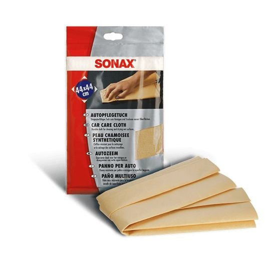 Тряпка для сушки авто из искусственной замши SONAX Car Care Cloth 44х44 (419200) Тряпка для сушки авто из искусственной замши SONAX Car Care Cloth 44х44 (419200)