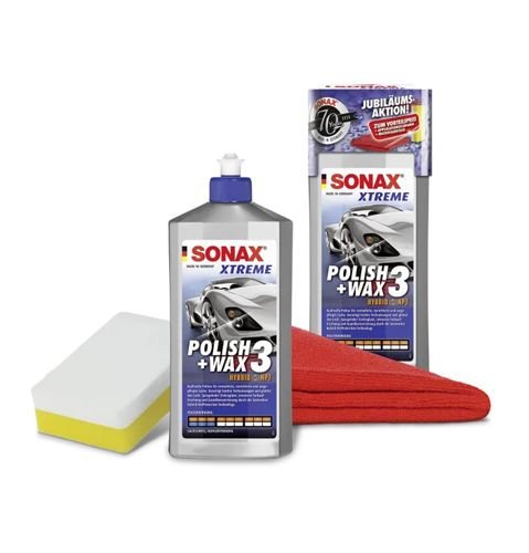 Мощный полироль Sonax XTREME Brilliantwax 3 промо набор 500мл (202841) Мощный полироль Sonax XTREME Brilliantwax 3 промо набор 500мл (202841)