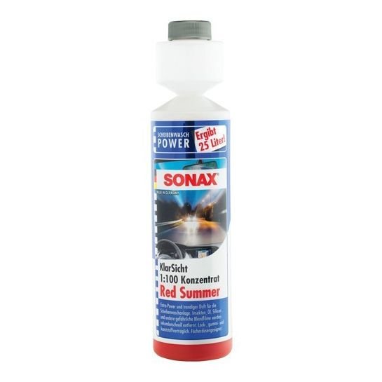 Жидкость в бачок омывателя Sonax Red Summer 0.25 л концентрат (266141) Жидкость в бачок омывателя Sonax Red Summer 0.25 л концентрат (266141)