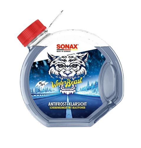 Жидкость в бачок омывателя Sonax WinterBeast Antifrost+Klarsicht зимний -20 °C 3л (135400) Жидкость в бачок омывателя Sonax WinterBeast Antifrost+Klarsicht зимний -20 °C 3л (135400)